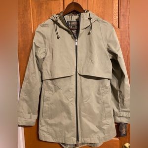 Pendleton hooded jacket. Sage green, lined. Size XS